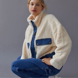 NWT Urban Outfitters Cozy Sherpa Jacket, LARGE